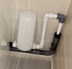 Installation d'une pompe de relevage Sénior Douche