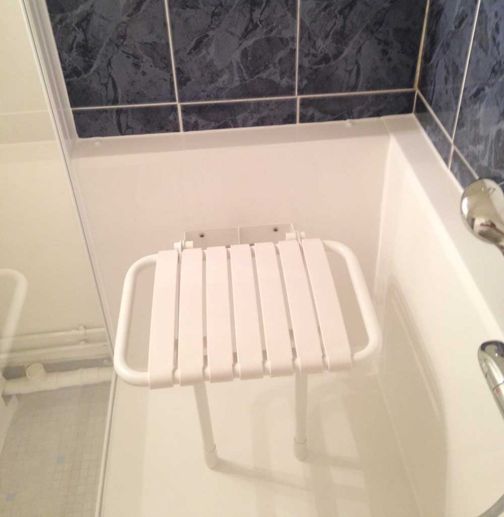 Siège De Bain Réglable Pour Personnes âgées – Charge Max 136 Kg, Largeur 73-83 Cm, Aluminium Et Polyéthylène - 8